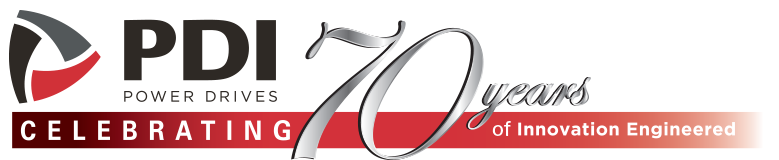 PDI's 70 year logo