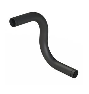 Bent black pipe for locomotive coolant applications