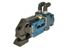 Gripper actuator with metal jaws