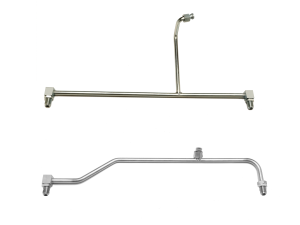 Steel and stainless steel hydraulic tube with fittings