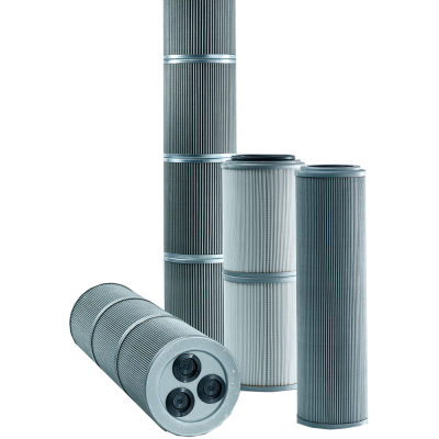Group of hydraulic filter elements