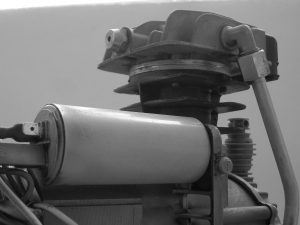 Close up of air compressor